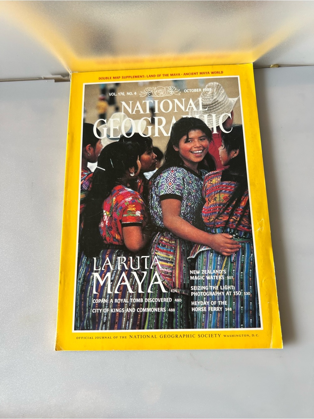 October 1989 issue of National Geographic Magazine